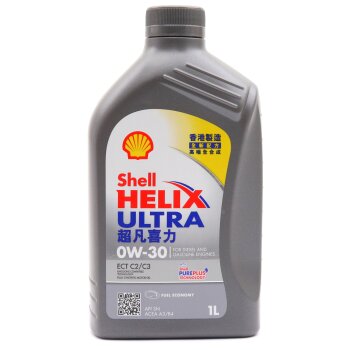 Масло моторное SHELL Helix Ultra ECT 0W30 SN, С2/C3 синтетика