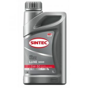 Масло моторное SINTEC LUXE 5000 5W30 SL/CF полусинтетика