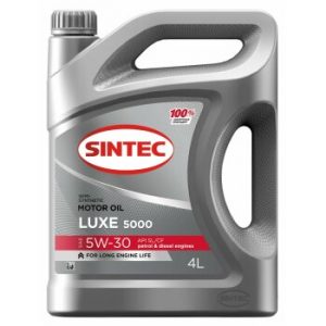 Масло моторное SINTEC LUXE 5000 5W30 SL/CF полусинтетика