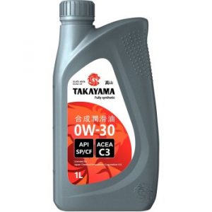 Масло моторное TAKAYAMA 0W30 SP/CF, C3 синтетика