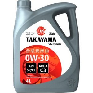 Масло моторное TAKAYAMA 0W30 SP/CF, C3 синтетика