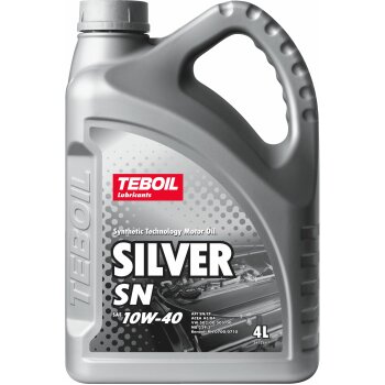 Масло моторное TEBOIL Silver SN 10W40 синтетика