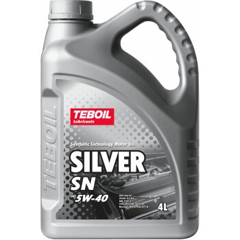 Масло моторное TEBOIL Silver SN 5W40 синтетика