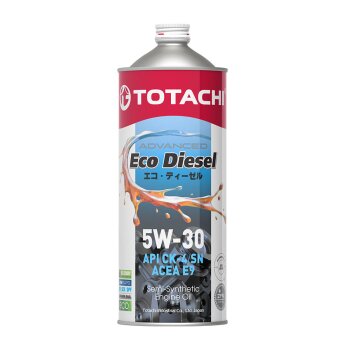 Масло моторное TOTACHI Eco Diesel 5W30 CK-4/E9 полусинтетика