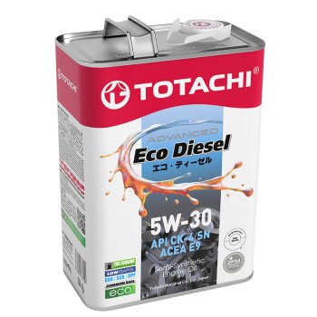 Масло моторное TOTACHI Eco Diesel 5W30 CK-4/E9 полусинтетика