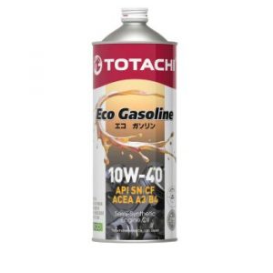 Масло моторное TOTACHI Eco Gasoline 10W40 SN/CF полусинтетика