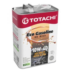 Масло моторное TOTACHI Eco Gasoline 10W40 SN/CF полусинтетика