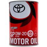 Масло моторное TOYOTA 0W20 SP/GF-6A синтетика