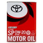 Масло моторное TOYOTA 0W20 SP/GF-6A синтетика