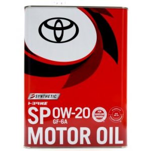 Масло моторное TOYOTA 0W20 SP/GF-6A синтетика