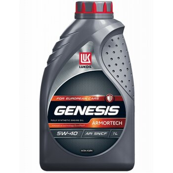 Масло моторное ЛУКОЙЛ GENESIS ARMORTECH 5W40 SN/CF синтетика