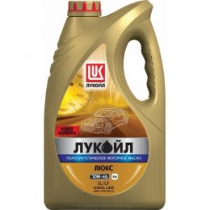 Масло моторное ЛУКОЙЛ Люкс 10W40 SL/CF полусинтетика
