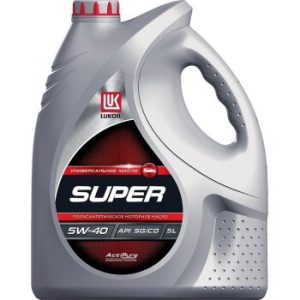 Масло моторное ЛУКОЙЛ Супер 5W40 SG/CD полусинтетика