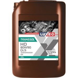 Жидкость LUXE трансм. TRANSSOL HD 80W90 GL5 20л