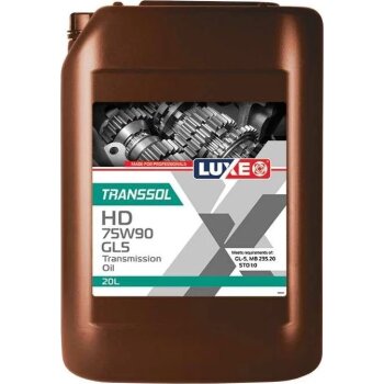 Жидкость LUXE трансм. TRANSSOL MT 75W90 GL4/5 20л