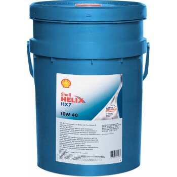 Масло моторное SHELL Helix HX7 10W40 SN, A3/B4 полусинтетика 20л