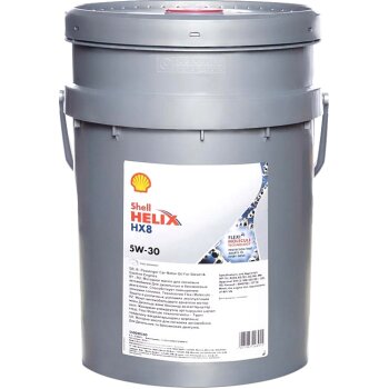 Масло моторное SHELL Helix HX8 X 5W30 SP,A3/B4 синтетика 20л