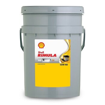 Масло моторное SHELL Rimula R4 X 15W40 CI-4, E7, DH-1 дизель, минеральное 20л
